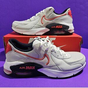 NEW Men's Nike Shoes Size 8 Air Max Excee Athletic Gray White Red DZ0795 013